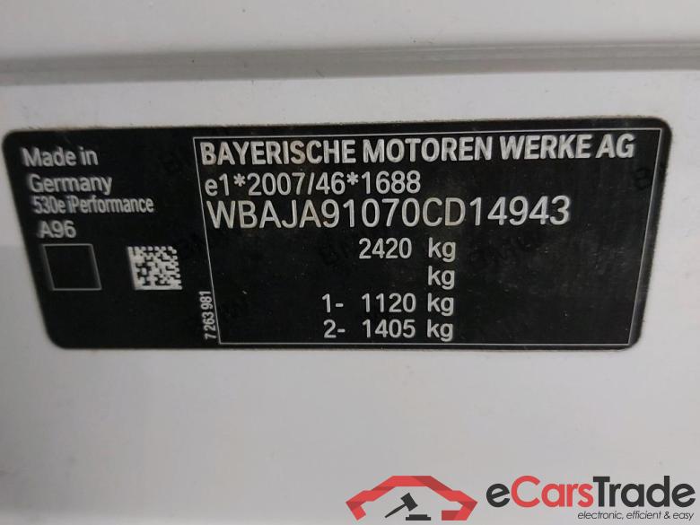 BMW - BMW 5 BERLINE 530e 231PK Pack Business With Ventilated Massage Mem Comfort Seats & Comfort Plus & Safety & Innovation & Travel * HYBRID * #6